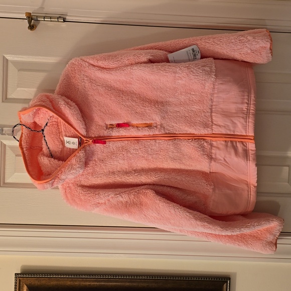 XERSION BRAND GIRLS PINK HOODED ZIPPERED JACKET SIZE XL 16 - Picture 2 of 11